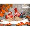 Happy Farm: Hand Painted Ceramic Red Hen and Rooster Salt and Pepper Shakers